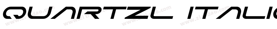 QuartzL Italic字体转换